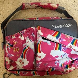 Planet box. Steel lunch box and carrying case.
